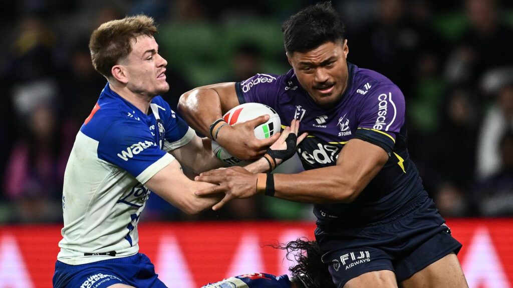 Stefano Utoikamanu wants to take a leading role in the Storm’s clash with the Bulldogs. 
