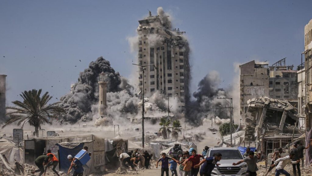 Israeli air strikes continue as President Donald Trump issues a warning to Hamas to accept a deal.