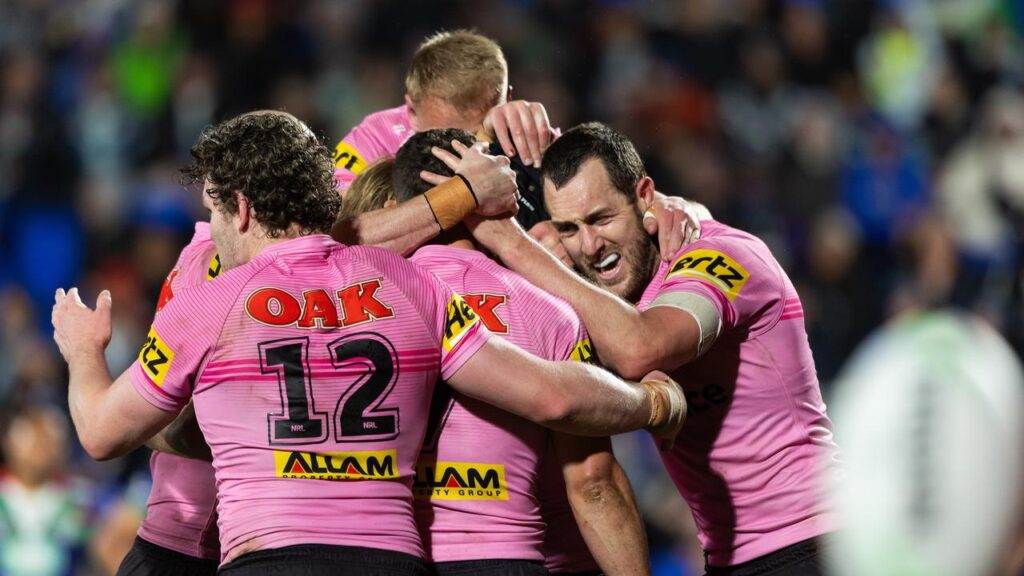 Penrith are still alive for five-straight premierships after beating the Warriors in New Zealand.