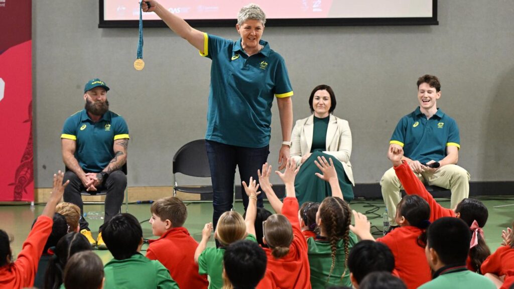 Natalie Cook and three fellow Olympians have set out to inspire the next generation in Brisbane.