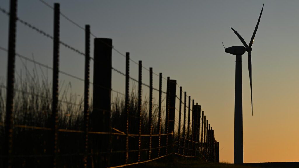 Wind creates 13.4 per cent of Australia’s energy but all of it is generated by turbines on land.
