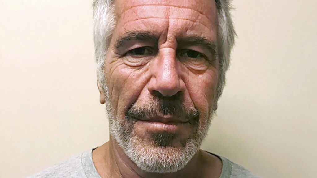 Donald Trump denies writing a birthday letter to Jeffrey Epstein, who died in prison in 2019.
