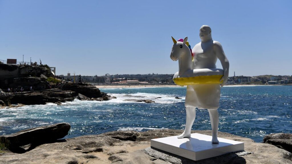 This year’s Sculpture by the Sea exhibition in Sydney has been imperilled by a funding stoush.
