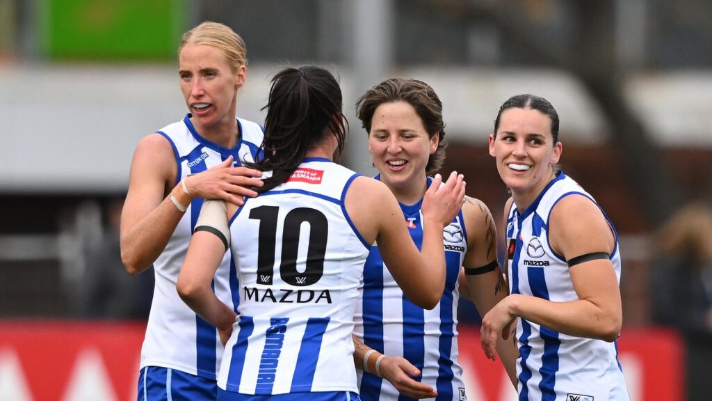 The Kangaroos have extended their AFLW winning streak to 18 games with a 53-point win over Carlton.