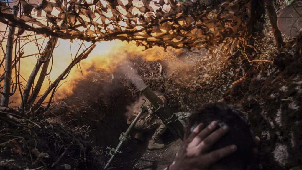 Russian troops have pressed a grinding offensive across much of the eastern Donetsk region.
