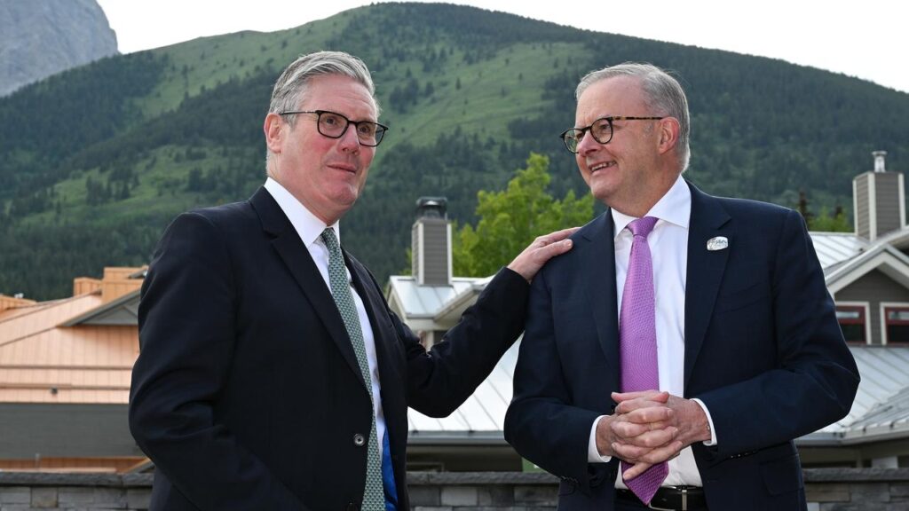 Prime Minister Anthony Albanese is visiting London, where he will meet UK counterpart Keir Starmer.
