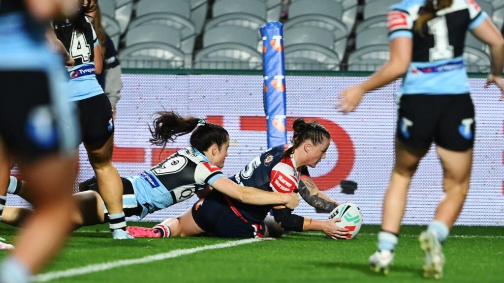 A first-half double from Jayme Fressard helped the Roosters to a comfortable win over the Sharks.
