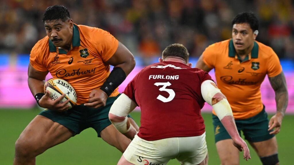 Wallabies lock Will Skelton will be looking to impose himself against the All Blacks in Perth. 
