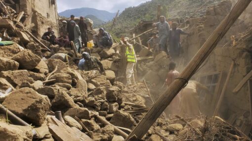 APTOPIX Afghanistan Earthquake