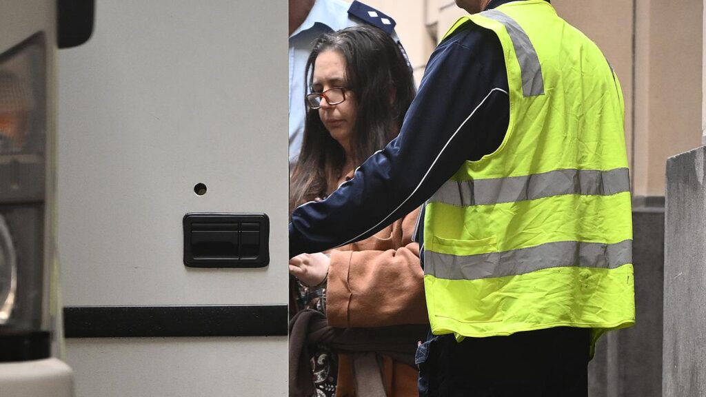 Erin Patterson was returned to a secure unit at a women’s prison to start her life sentence.
