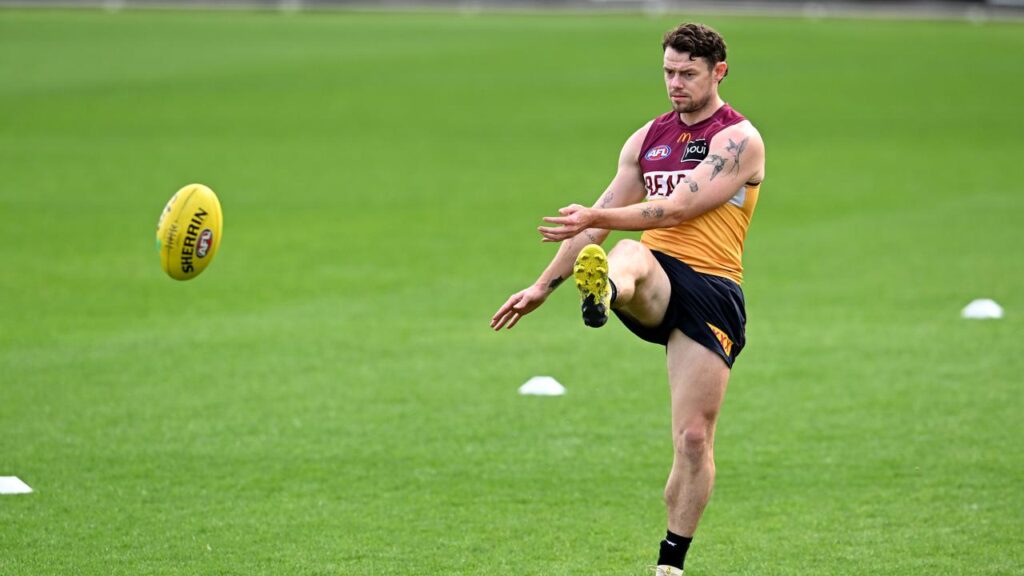 Lachie Neale is ahead of schedule in his recovery and pushing to be fit for the grand final.

