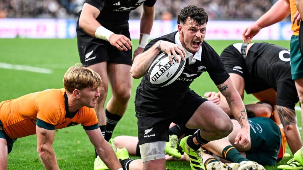 The All Blacks’ dominance over the Wallabies at Eden Park has continued.
