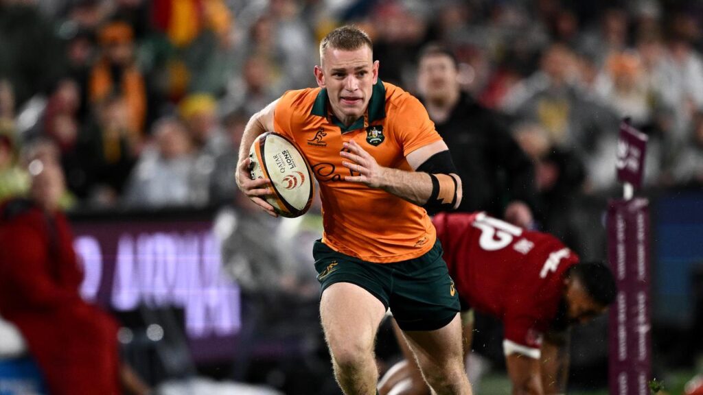 Max Jorgensen will switch from the wing to fullback as the Wallabies chase Bledisloe Cup glory.
