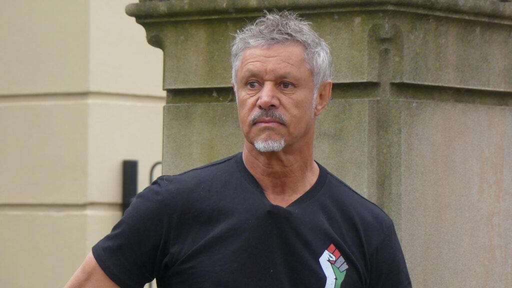 Paul Towney unsuccessfully defended trespass and property damage charges using sovereignty rights.
