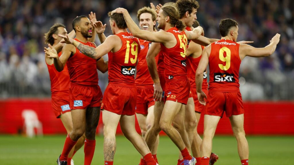 Gold Coast have eliminated Fremantle from the AFL finals in a one-point thriller in Perth.