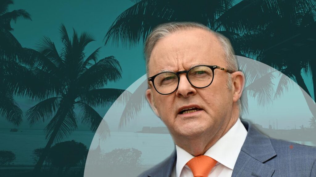 Anthony Albanese insists the delay in signing a defence treaty with PNG has “no downside”.
