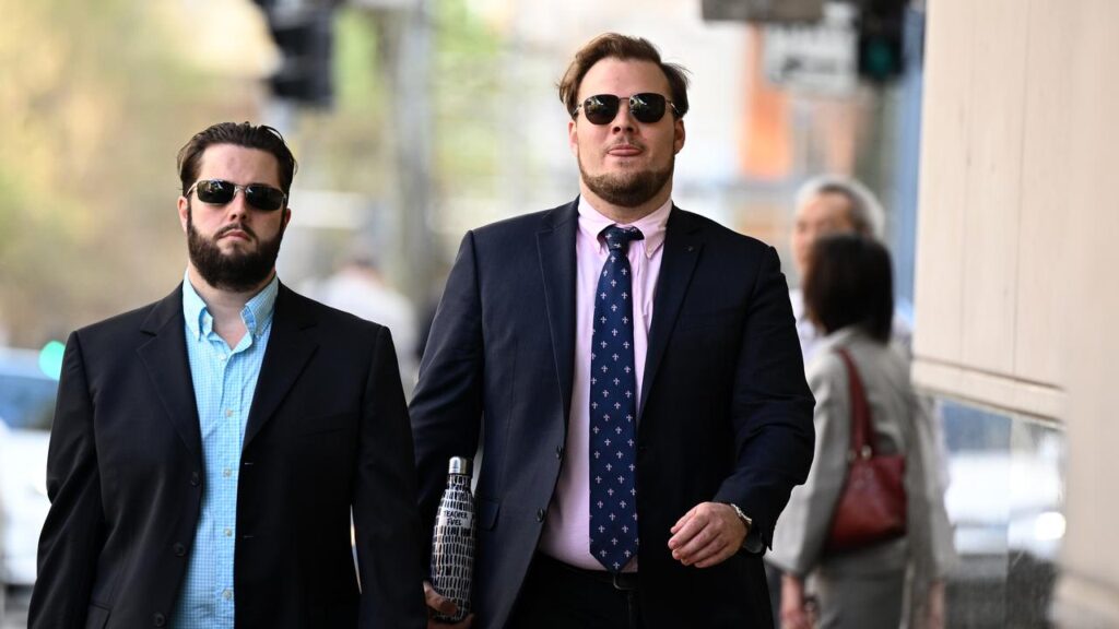 William Gulson (right) said he never believed he was messaging a child on a dating app.
