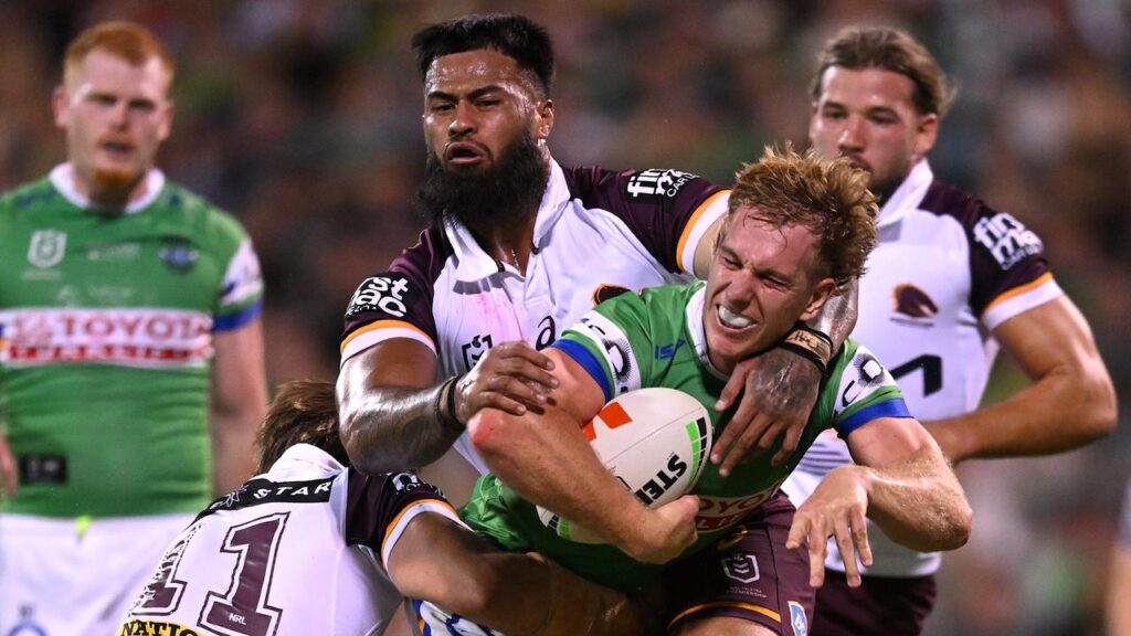Zac Hosking will line up for Canberra against his old team Brisbane in Sunday’s qualifying final.
