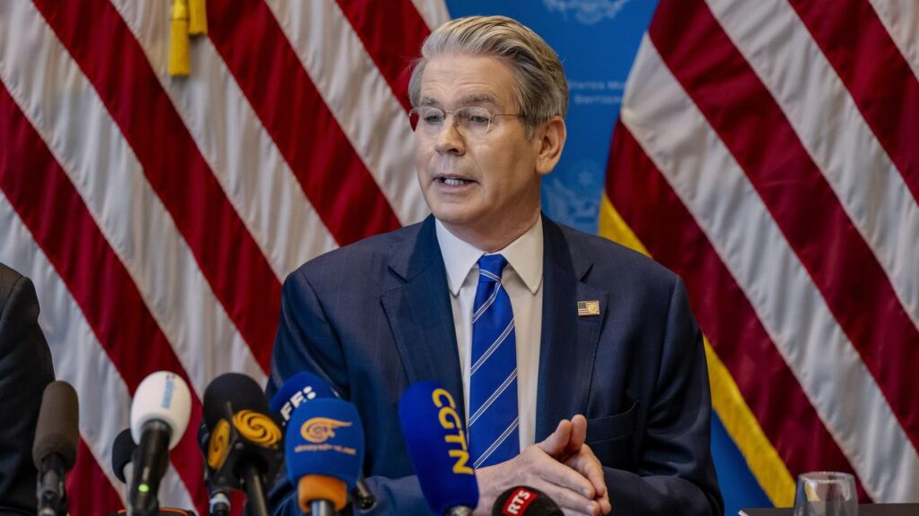 Scott Bessent says the US is prepared to purchase Argentina’s US dollar-denominated bonds.
