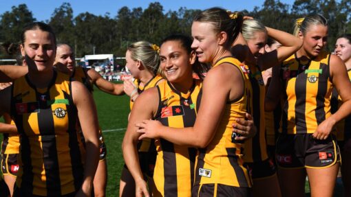 AFLW LIONS HAWKS