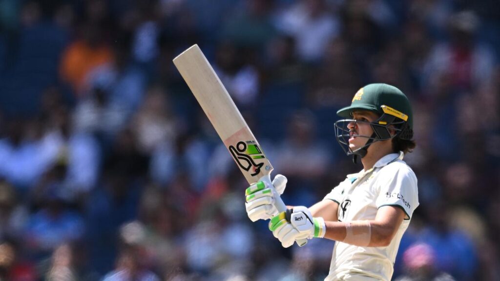 Sam Konstas was unbeaten on 27 as Australia A’s match against India A finished drawn.
