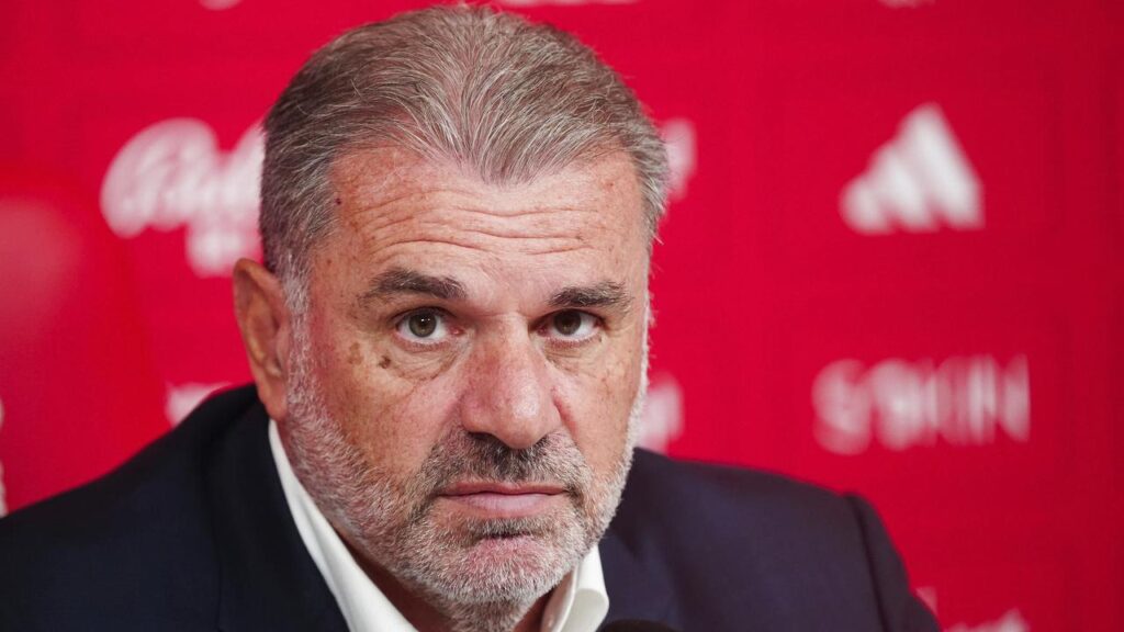 Ange Postecoglou has lost his first EPL match in charge of Nottingham Forest against Arsenal
