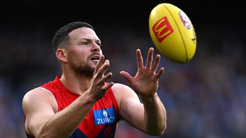 Premiership defender Steven May has been told by Melbourne to look for another club.
