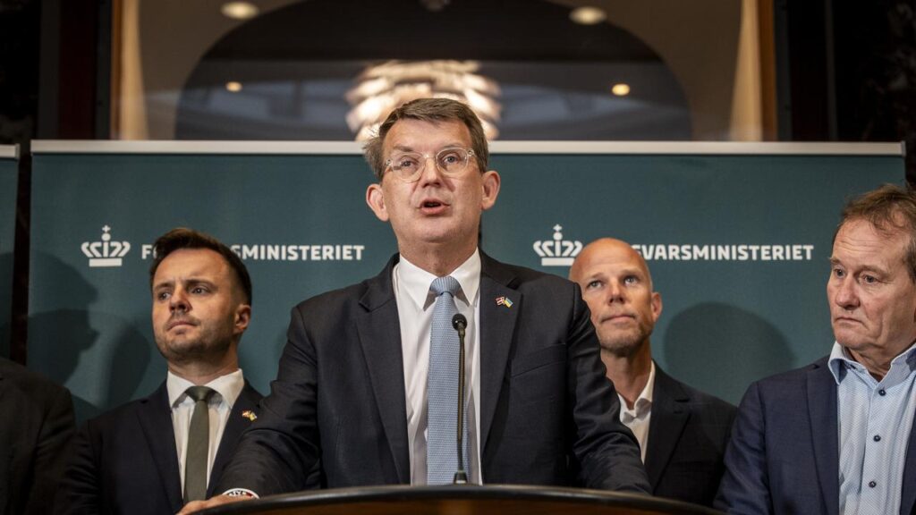 Defence Minister Troels Lund Poulsen says Denmark is “currently in a difficult security situation”.
