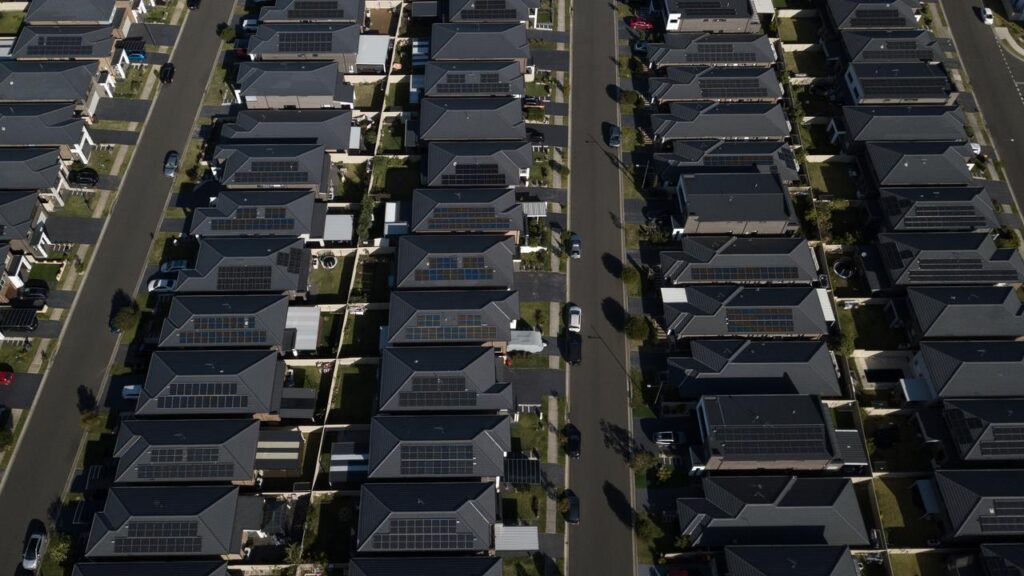 Australia is a world leader in rooftop solar, with about one in three homes equipped with panels.
