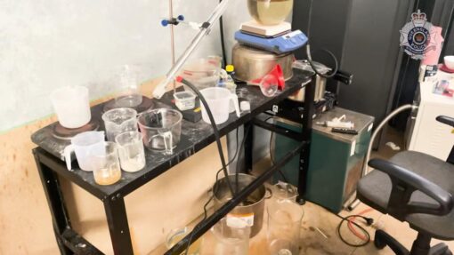 BRISBANE DRUG LAB EQUIPMENT RAID