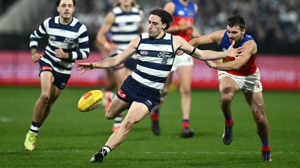 Midfielder Gryan Miers says Geelong really delivered in their qualifying final win over Brisbane.
