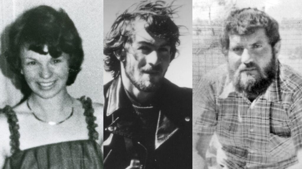 Karen Edwards, Gordon Twaddle and Tim Thomson disappeared in 1978 after leaving Alice Springs.
