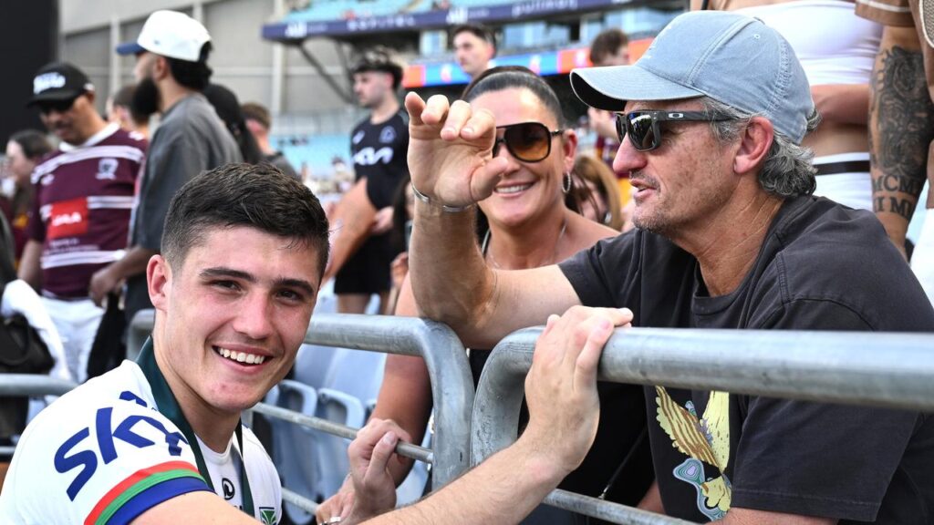 Celebrating with dad Ivan, Warriors youngster Jett Cleary has added to his family’s trophy haul.