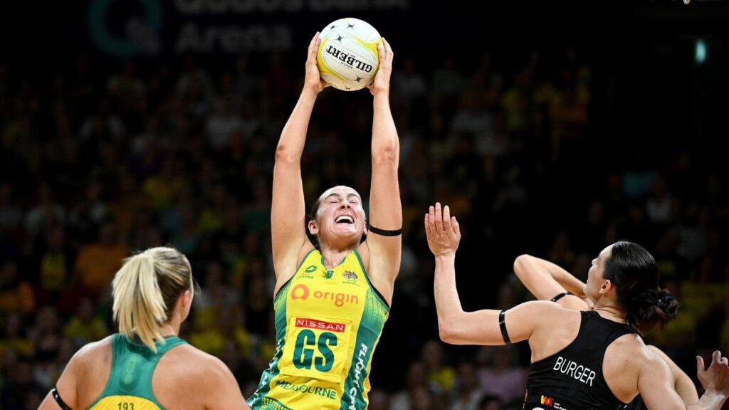 Sophie Garbin was outstanding for Australia in the 17-point win over New Zealand.