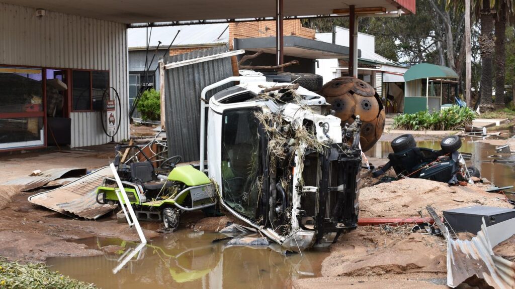 A flood described by survivors as an “inland tsunami” destroyed much of Eugowra.