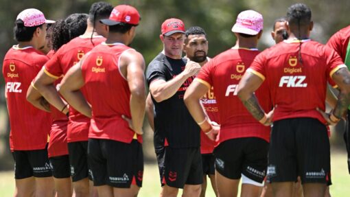 Time for equality: drawcards Tonga, Samoa urge NRL LEAGUE TONGA TRAINING