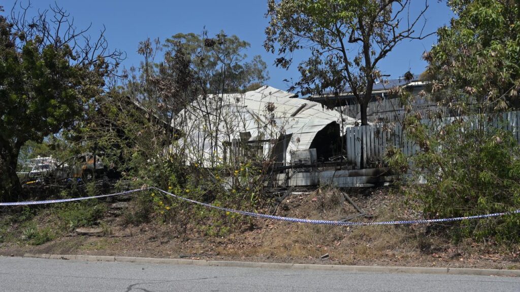 A community is reeling after three people died in a fire at a home in Gladstone, Queensland.
