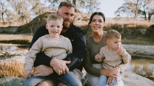 Claire Brett and Family