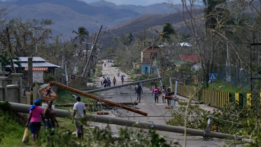Melissa was the strongest hurricane to directly hit Jamaica, packing sustained winds of 298km/h.