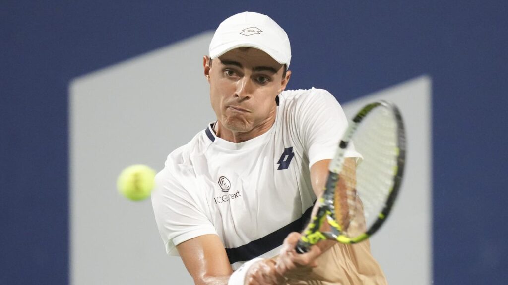 Sydney’s rising top-100 player Adam Walton has bowed out of the Almaty Open in the round-of-16.
