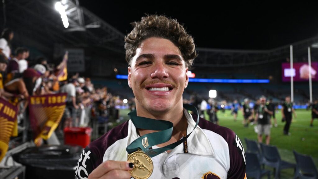 Reece Walsh was a deserved winner of the Clive Churchill Medal as player of the grand final.

