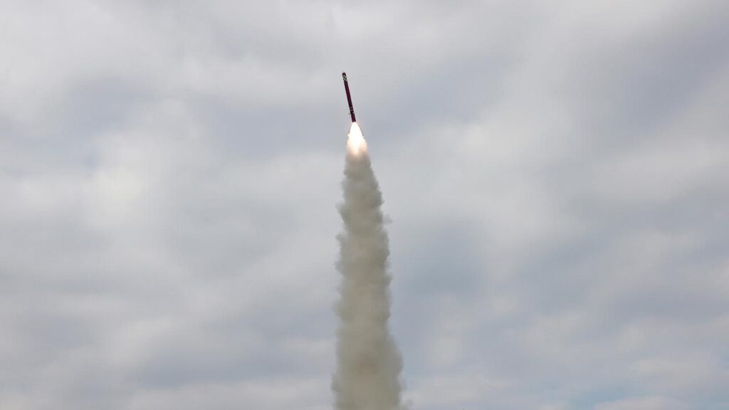 The latest missile tests send a pointed message from Pyong Yang as Donald Trump visits South Korea.
