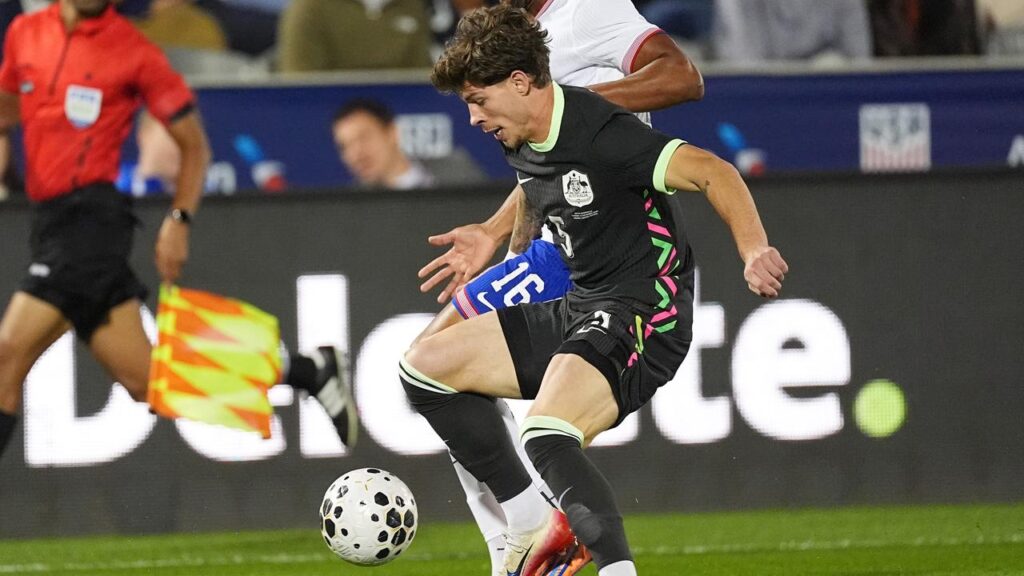 Jordan Bos scored a fantastic solo goal for the Socceroos in their clash with the United States.