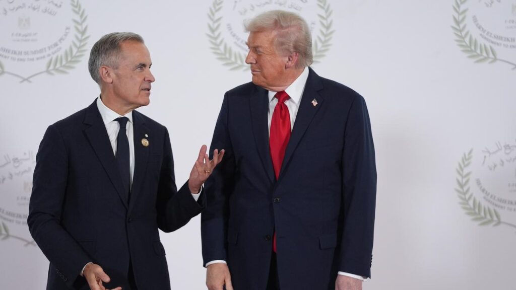 Canada Prime Minister Mark Carney says he’s ready to resume trade talks with President Donald Trump.
