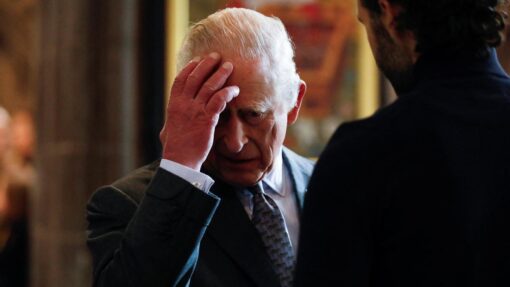 King Charles heckled by protester over Prince Andrew Britain Royals