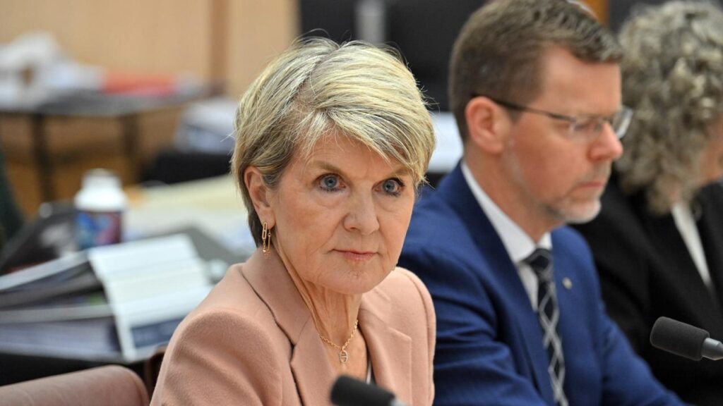 ANU chancellor Julie Bishop confronted and dismissed claims of bullying senior university staff.
