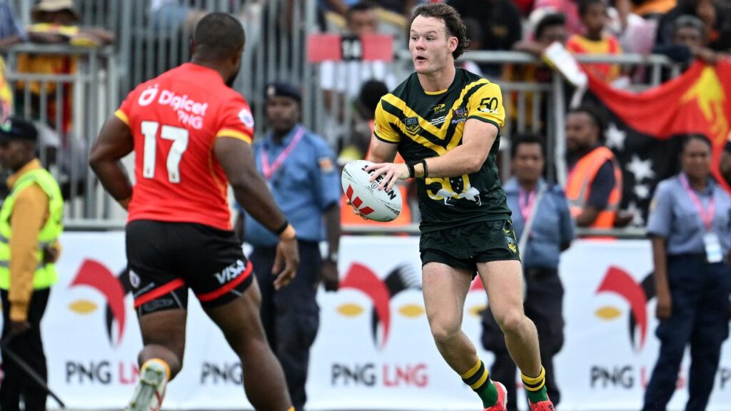 Ethan Strange starred for the Prime Minister’s XIII against PNG. 
