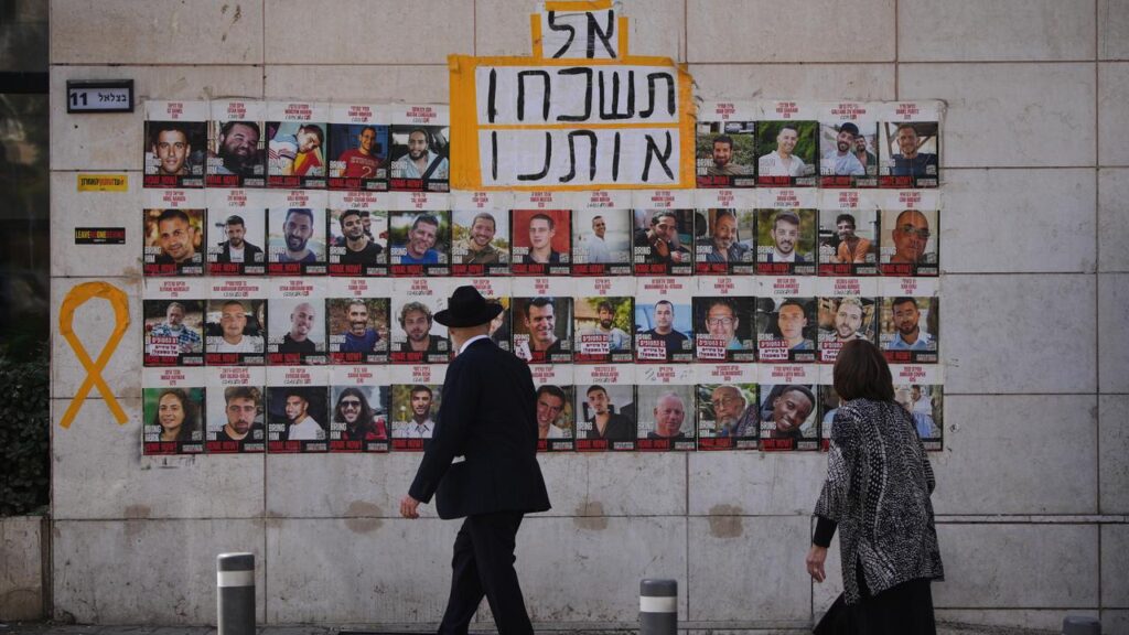 Donald Trump demanded Israel stop bombing Gaza in order to get hostages out safely.
