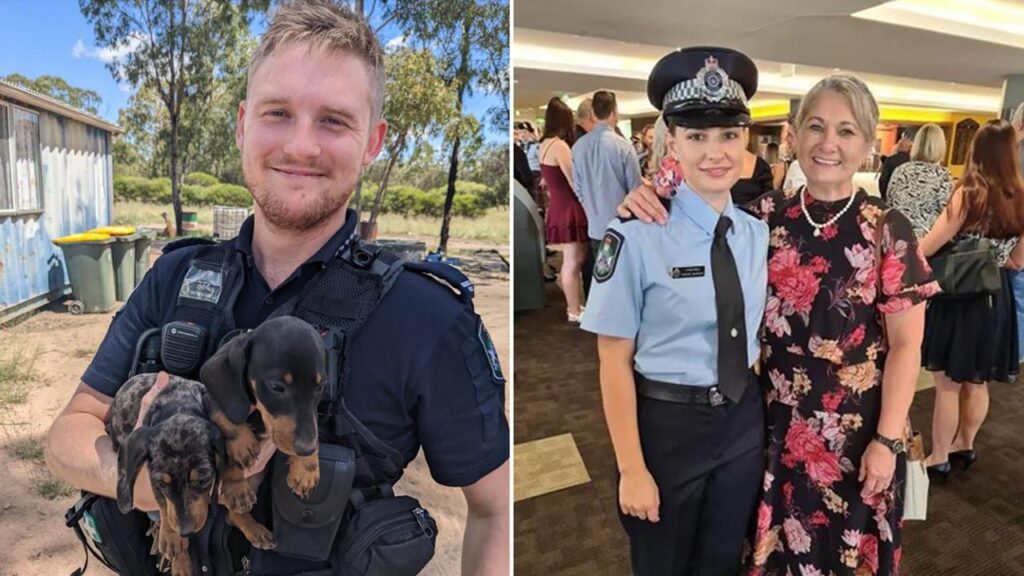 Constables Matthew Arnold and Rachel McCrow were killed in an ambush at a Queensland property.
