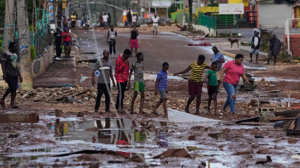 More than half 500,000 people were without power in Jamaica after Hurricane Melissa passed.

